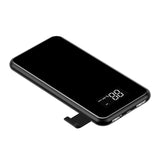 Baseus LCD 8000mAh QI Wireless Charger 2A Dual USB Power Bank For iPhone X 8 Samsung S9 Battery Charger 5W Wireless Charging Pad