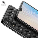 Baseus Luxury Pattern Case For Huawei P20 Creative Grid Weaving Silicone Case For Huawei P20 Pro Ultra Thin Phone Accessories