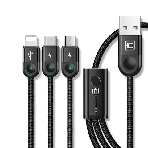 Cafele 3in1 LED Lighting USB Cable