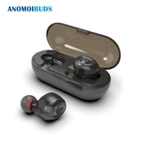 Anomoibuds Capsule Wireless TWS Earbuds V5.0 Bluetooth Earphone Headset Deep Bass Stereo Sound Sport Earphone For Samsung Iphone
