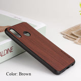 AIORIA Vintage case for Huawei P20 Lite soft TPU silicone with wood PU leather skin covers coque fundas for Huawei P20 Pro