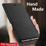 Hand Made For Huawei P20 Lite P20 Pro P10 Plus Lite Leather Case For Mate 10 Pro Mate 9 Pro  Fashion PU Cover Card Slot Stand