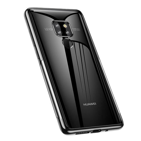 Baseus Luxury Plating TPU Case For Huawei Mate 20 Ultra Thin Soft Silicone Case For Huawei Mate 20 Pro Phone Cover Transparent
