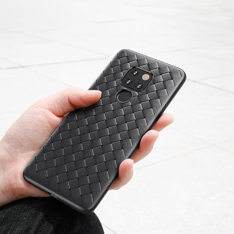 Baseus Weaving Grid Pattern Case For Huawei Mate 20 20 Pro Ultra Thin Smooth Soft Silicone Case For Huawei Mate 20 Phone Cover
