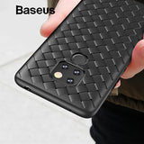Baseus Weaving Grid Pattern Case For Huawei Mate 20 20 Pro Ultra Thin Smooth Soft Silicone Case For Huawei Mate 20 Phone Cover