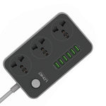 3 Socket+6 USB Ports Charging Board