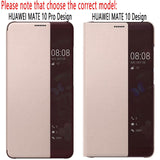 HUAWEI MATE 10 Case 100% Official Original Smart View Cover HUAWEI MATE 10 Pro Case Mirror Window Flip Leather Cover Funda
